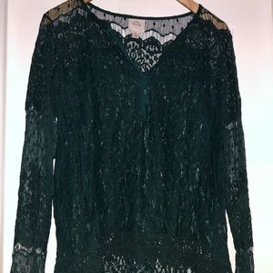Green Lace shirt